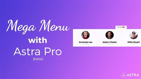 How to Enable Mega Menu with Astra Pro Plugin (Beta).